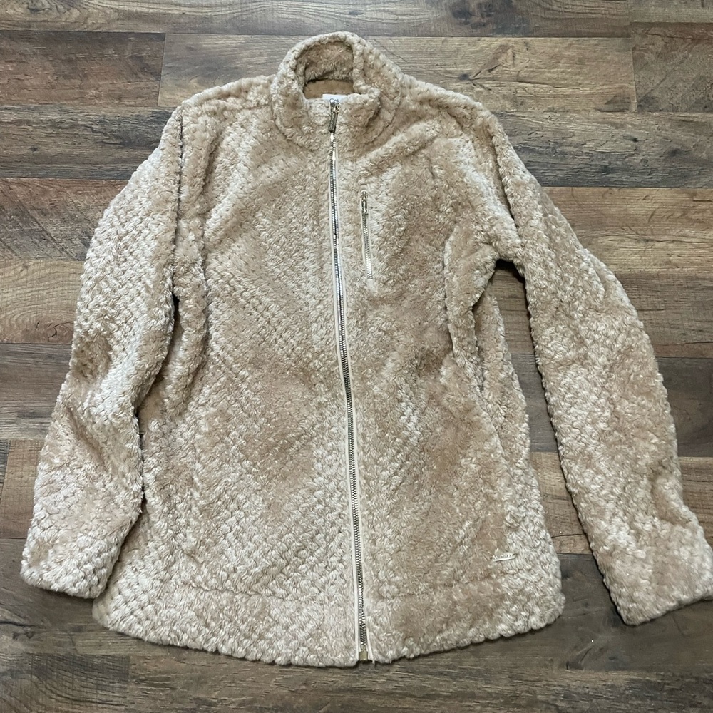 Calvin klein fuzzy jacket